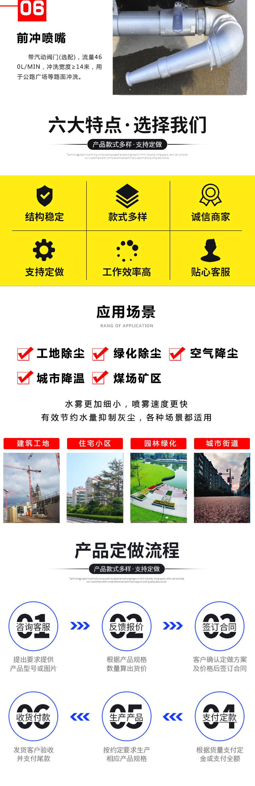  7噸藍(lán)牌重汽王牌綠化噴灑車(chē)