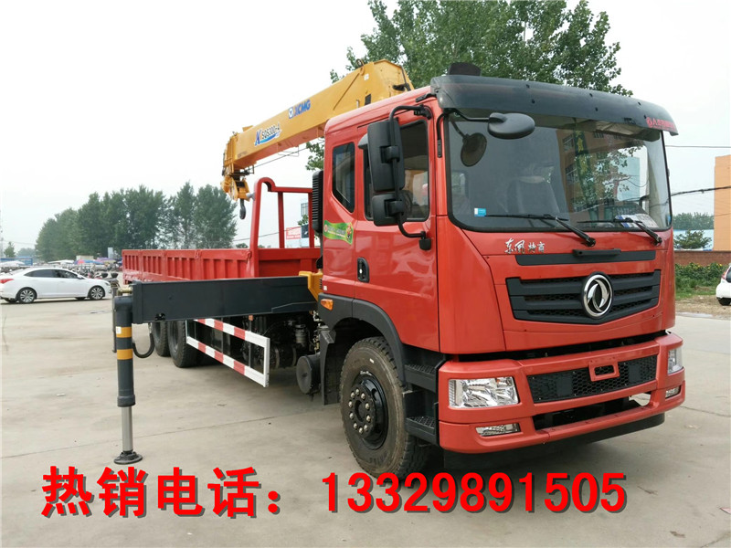 東風后雙橋隨車吊，東風12噸隨車吊<div   id=