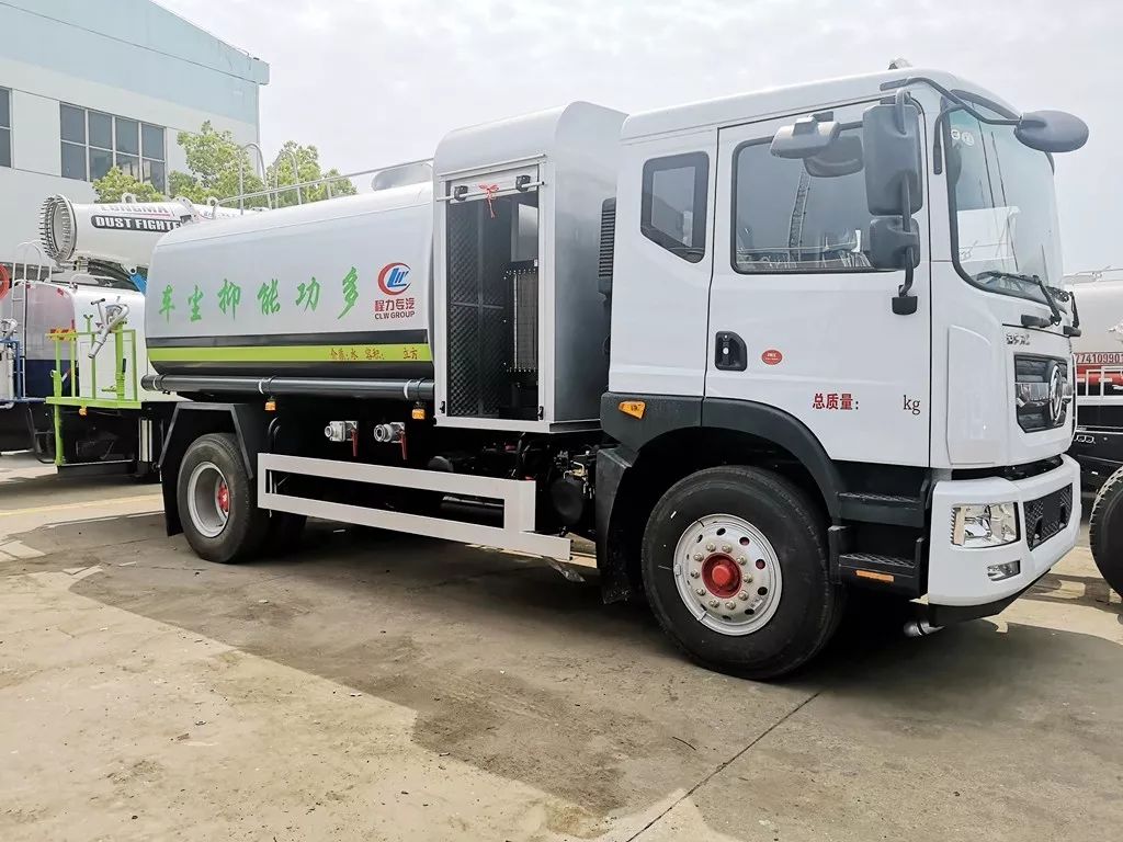 東風(fēng)D9多功能抑塵灑水車_10噸霧炮灑水車_100米噴霧車_程力灑水車