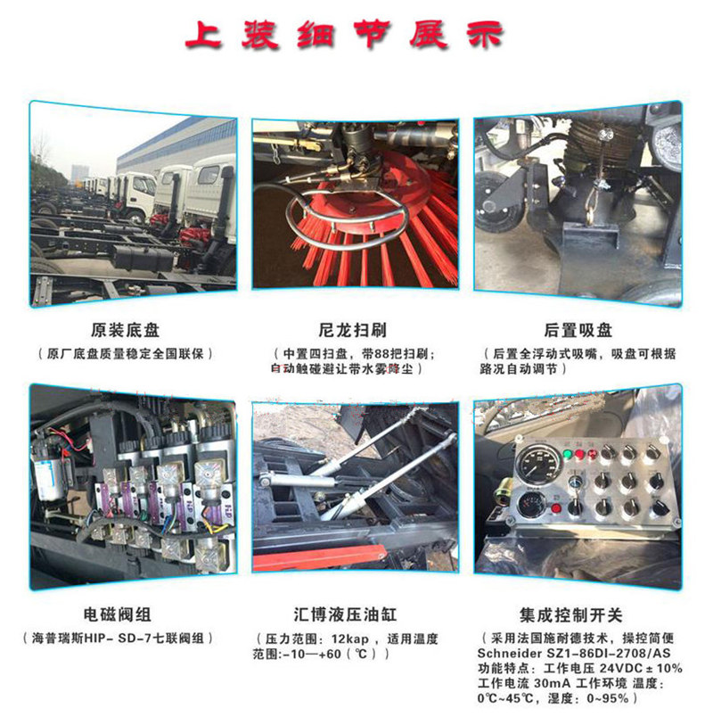 藍牌長安小型道路清掃車