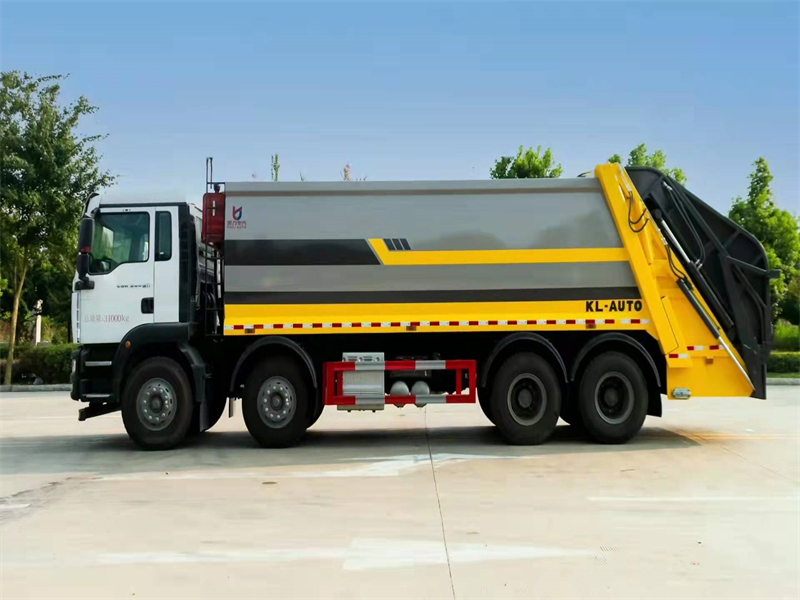 重汽汕德卡前四后八25方壓縮垃圾車