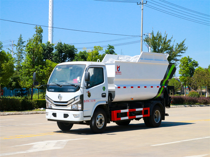 國六東風6方無泄漏垃圾車