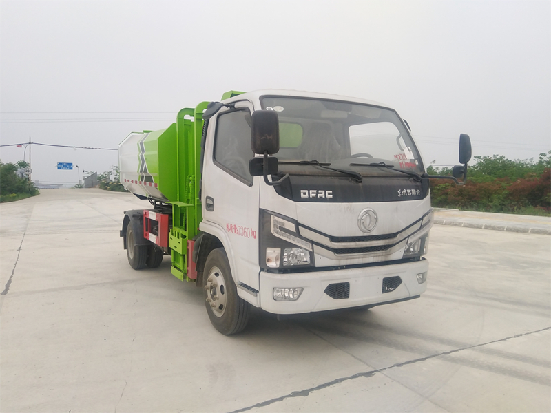 國六東風5方掛桶垃圾車