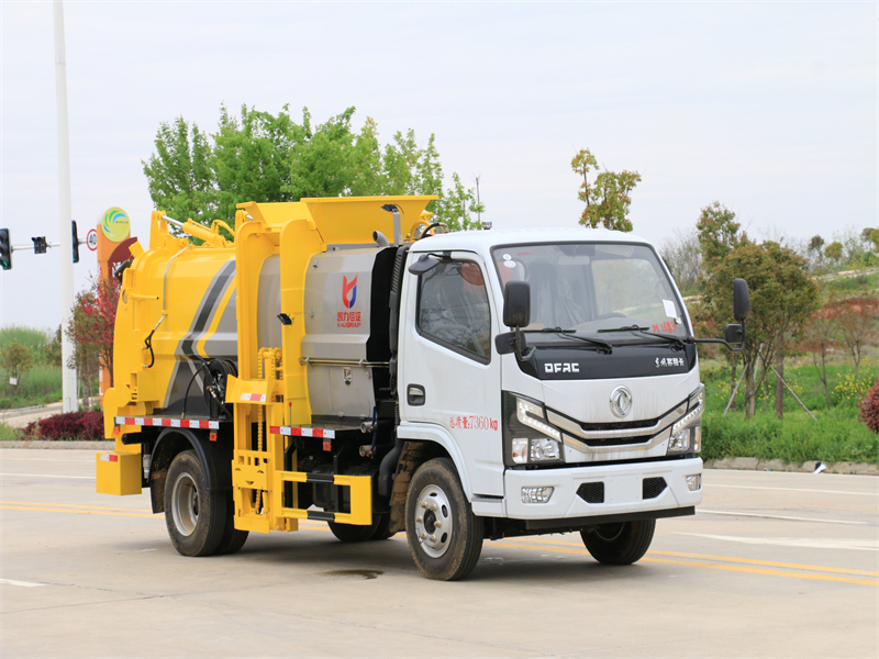 國六東風(fēng)方罐6方餐廚垃圾車