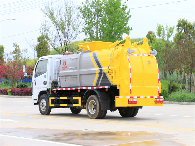 國六東風(fēng)方罐6方餐廚垃圾車