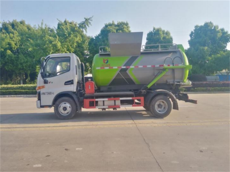 國六江淮駿鈴5方圓罐餐廚垃圾車