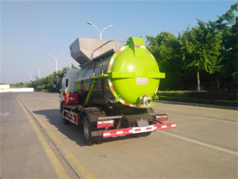 國六江淮駿鈴5方圓罐餐廚垃圾車