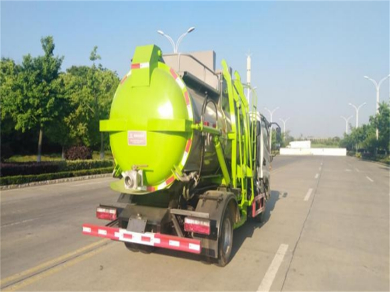 國六江淮駿鈴5方圓罐餐廚垃圾車