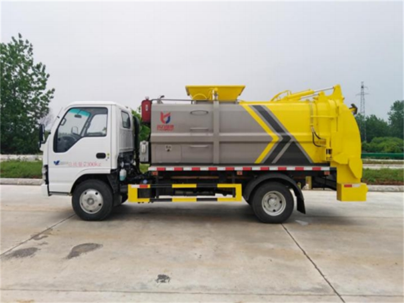 國六五十鈴方罐6方餐廚垃圾車
