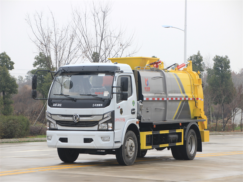 國六東風方罐多利卡8方餐廚垃圾車