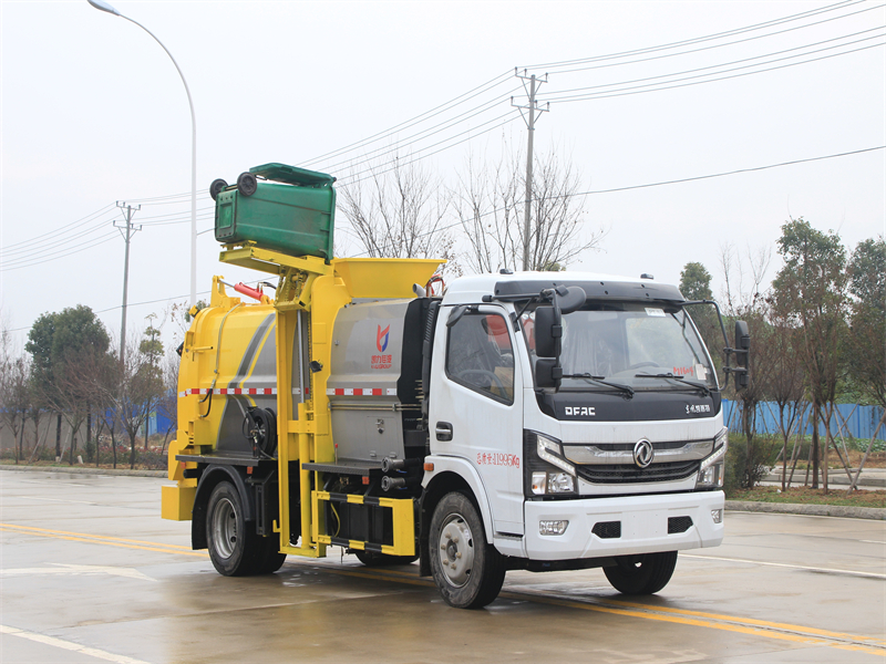 國六東風方罐多利卡8方餐廚垃圾車