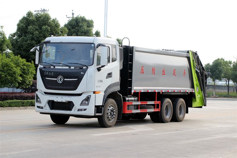 東風(fēng)天龍后雙橋壓縮式垃圾車