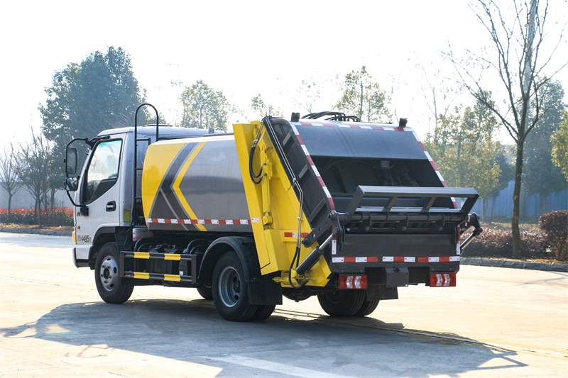 江淮5方藍(lán)牌壓縮垃圾車(chē)