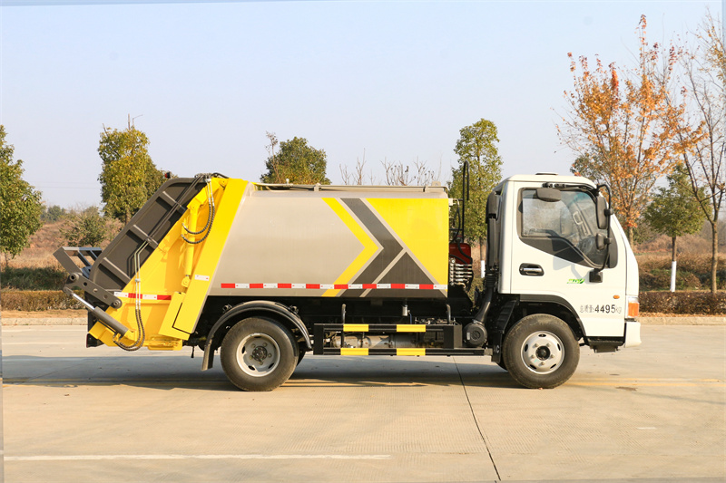 江淮5方藍(lán)牌壓縮垃圾車(chē)