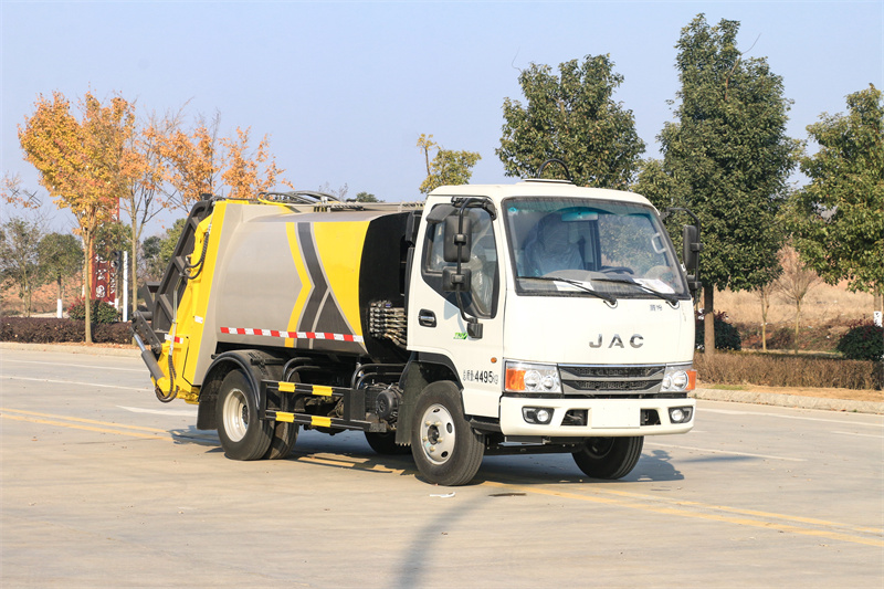 江淮5方藍(lán)牌壓縮垃圾車(chē)