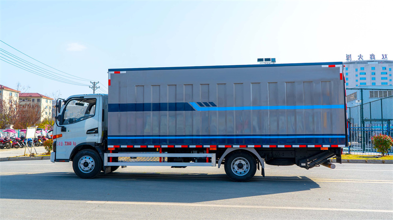 純電動(dòng)江淮駿鈴密閉式桶裝垃圾車(chē)