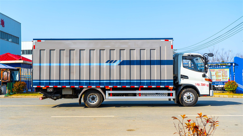 純電動(dòng)江淮駿鈴密閉式桶裝垃圾車(chē)