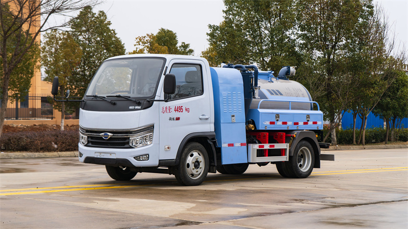 福田3方純電動吸糞車