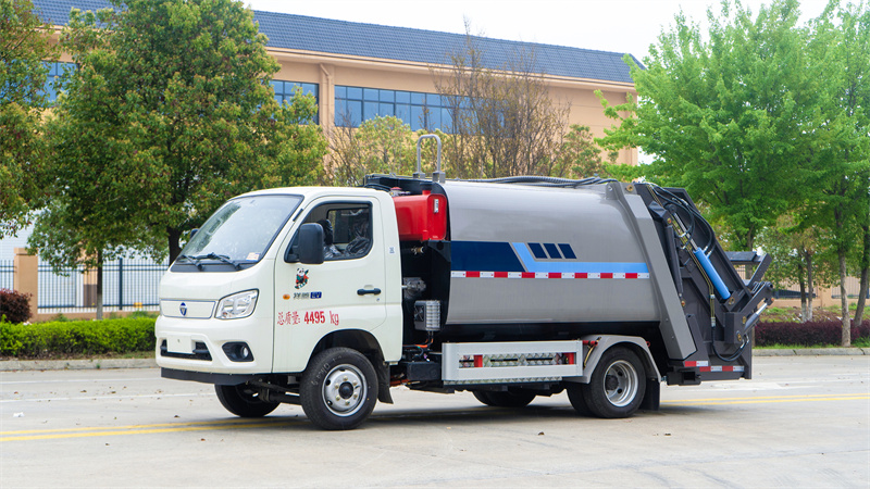 純電動福田祥菱5方壓縮垃圾車