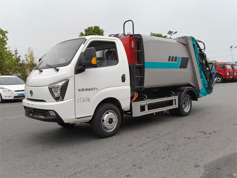 純電動5方飛碟締途藍(lán)牌壓縮垃圾車